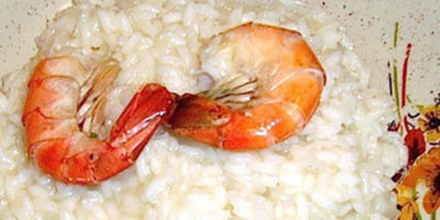 risotto con i gamberi