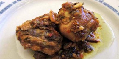 coniglio alla ligure