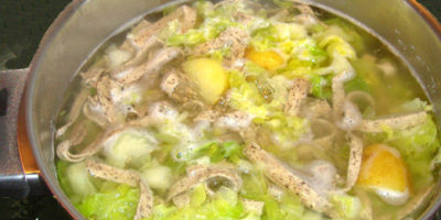 pizzoccheri con verza e patate, una ricetta tradizionale.