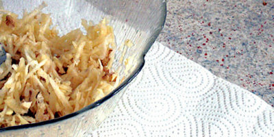 Altra immagine di sedano rapa in insalata
