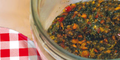 Vasetto con il dado vegetale