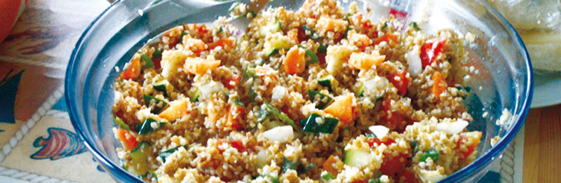 Ricetta di bulgur con verdure