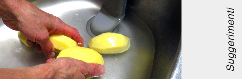 Patate in acqua