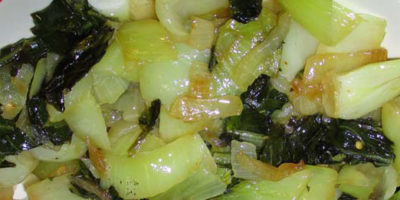 Pak choi cotto