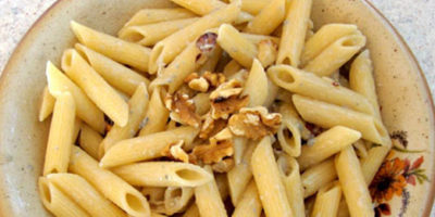 Le penne al gorgonzola