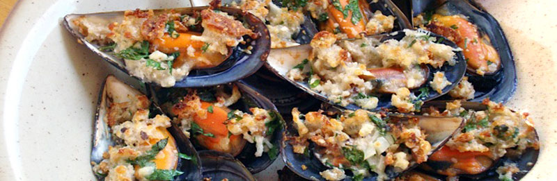 Queste le cozze gratinate al forno