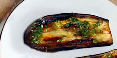 Una melanzana cotta