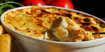 Gratin di patate cotte