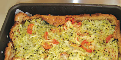 Torta rustica di zucchine