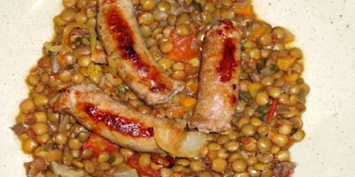 Lenticchie con salsiccia