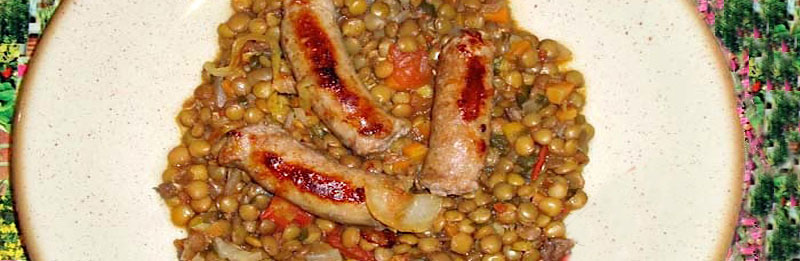 Lenticchie con salsiccia