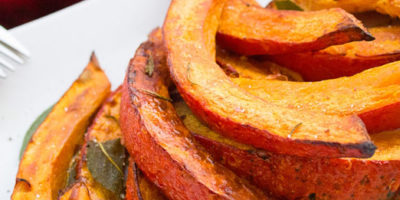 Ecco la zucca a spicchi al forno